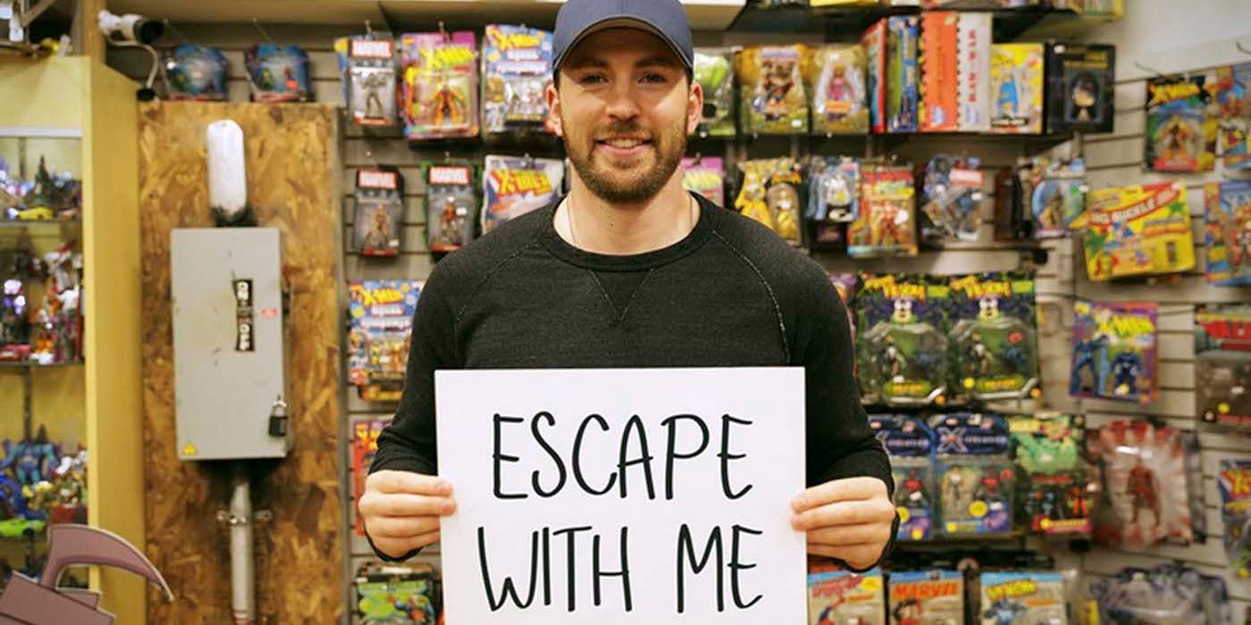 Chris Evans Escape Room Omaze
