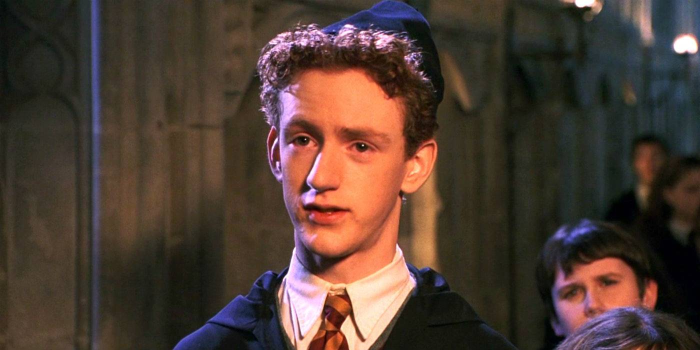 Chris Rankin as Percy Weasley in Harry Potter.