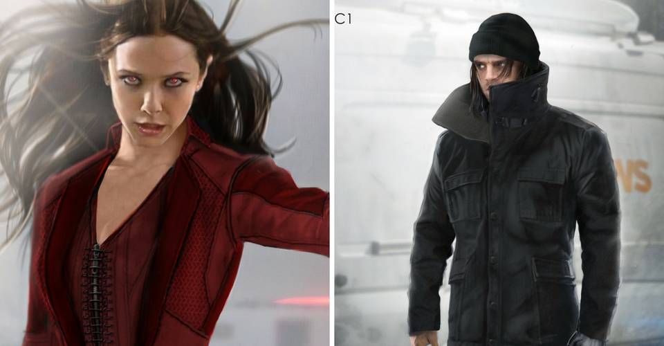 Captain America Civil War Concept Art Alternate Scarlet Witch