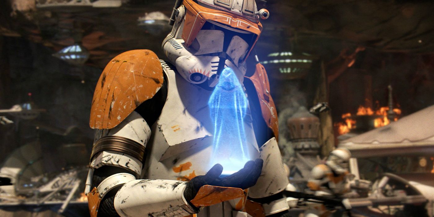 Palpatine tells Commander Cody to execute Order 66 in Star Wars Revenge of the Sith