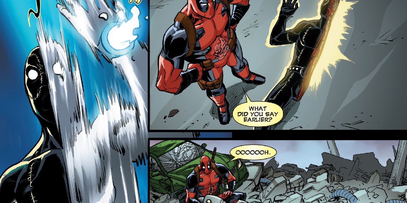 Deadpool kills Leather Deadpool