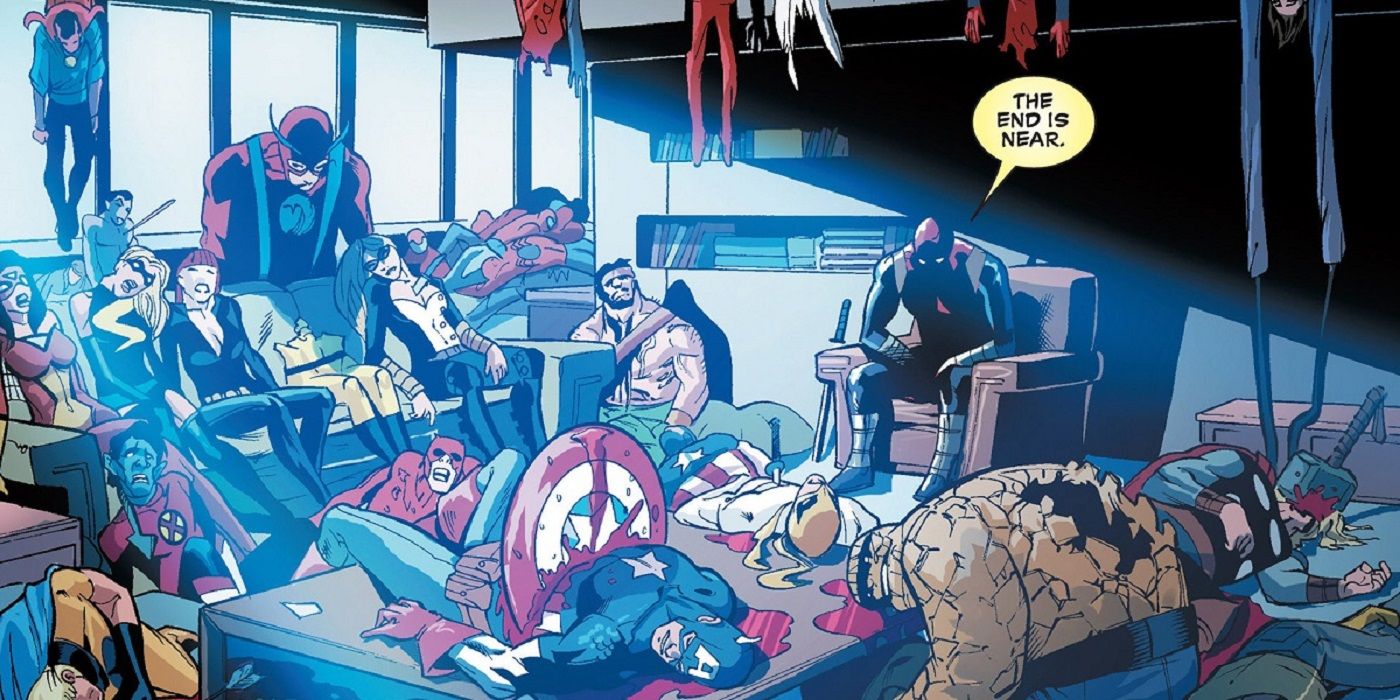 Deadpool kills all the Marvel heroes