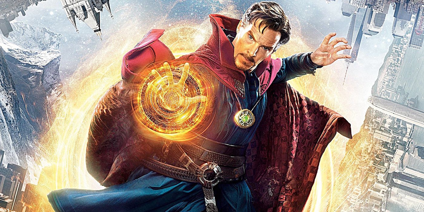 Benedict Cumberbatch in a promotional image for Doctor Strange 
