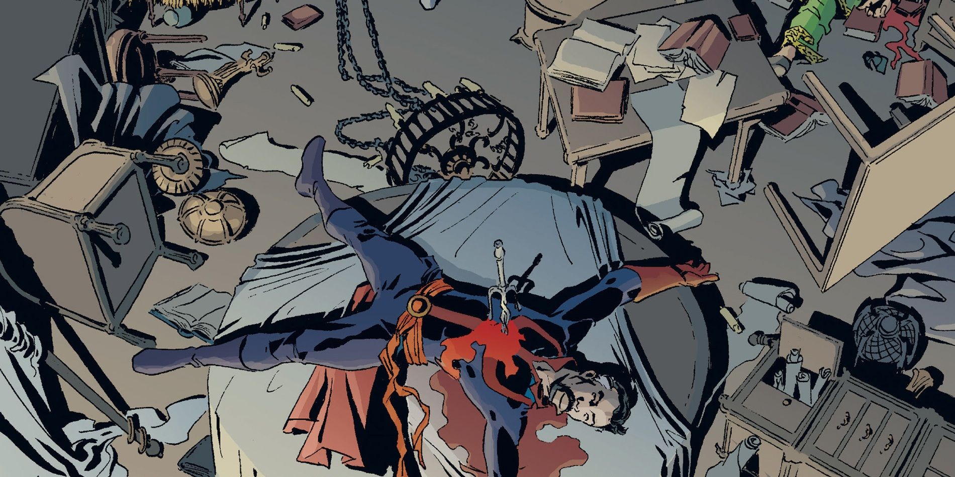 Doctor Strange after being killed by Deadpool