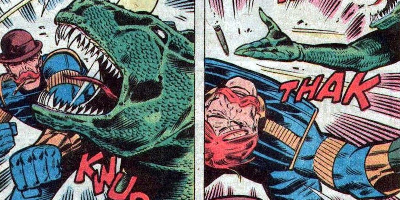 Dum Dum Dugan Fights Godzilla in Marvel Comics