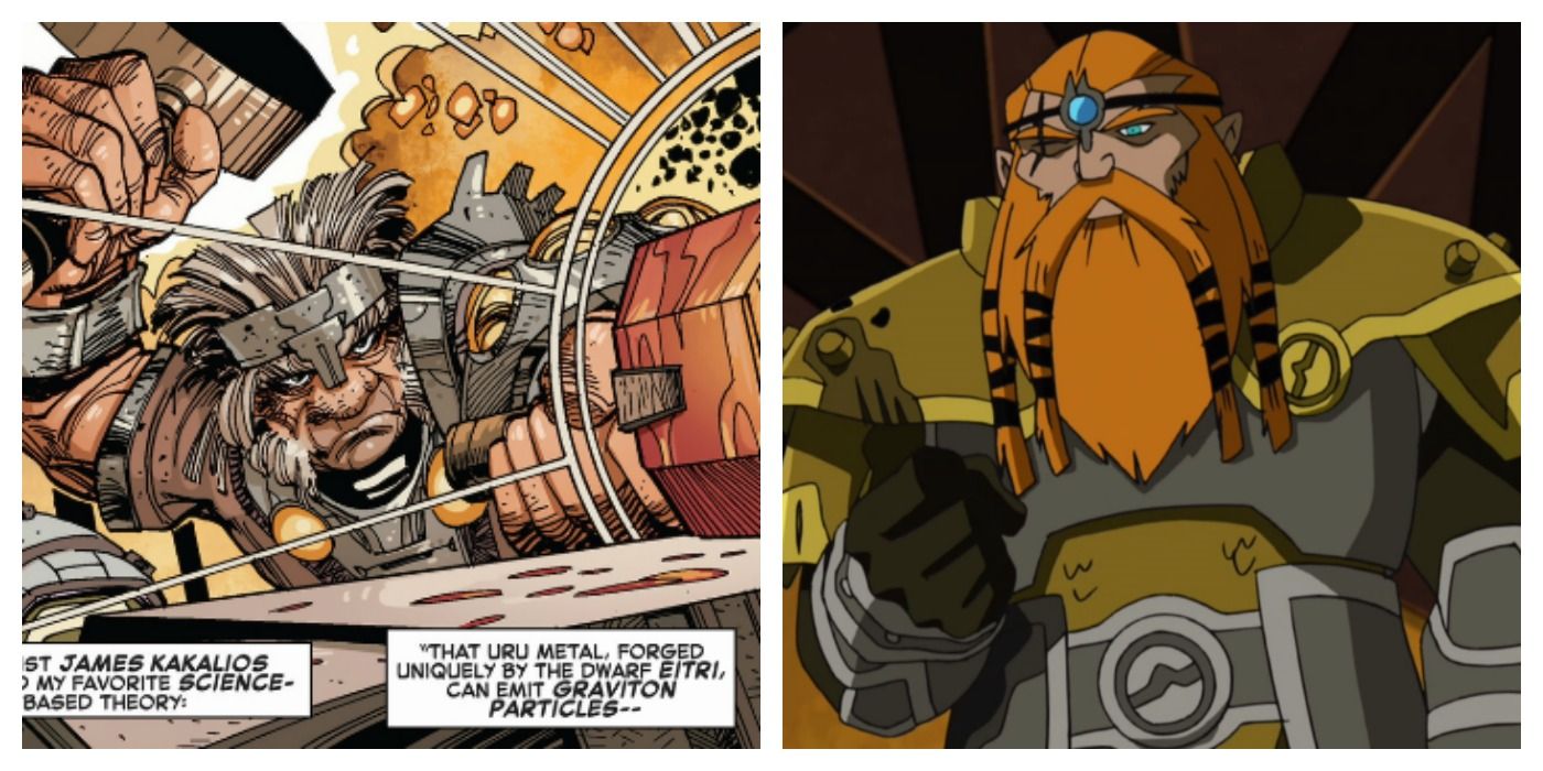 Eitri from Marvel Comics collage