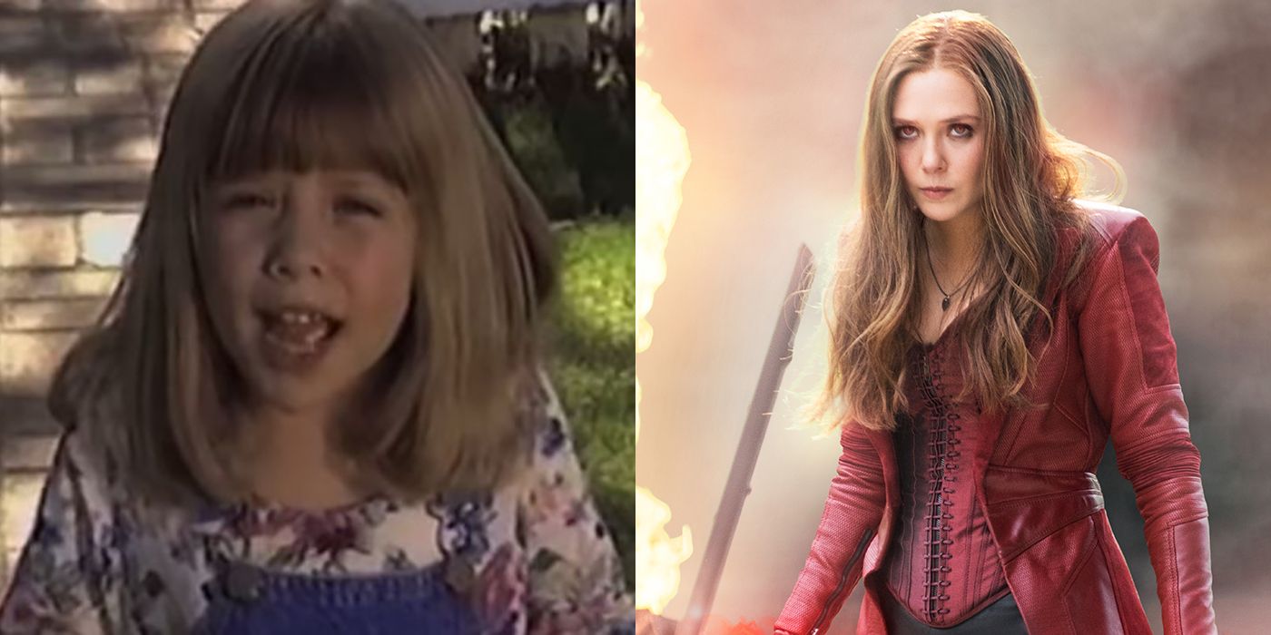 Elizabeth Olsen Before and After Scarlet Witch