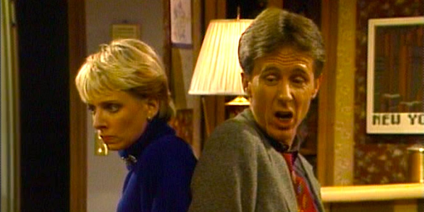 Ellen Foley and Harry Anderson in Night Court