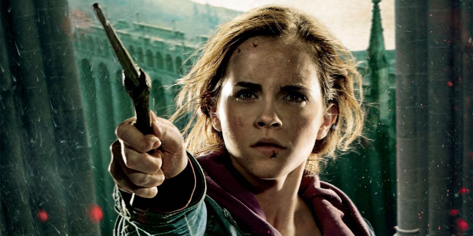 Emma Watsone as Hermoine Granger in Harry Potter and the Deathly Hallows Part 2