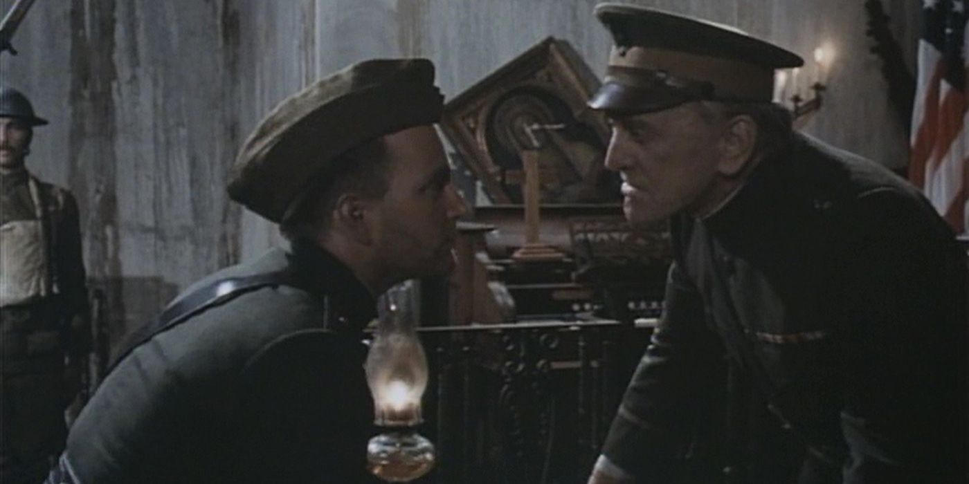 Eric and Kirk Douglas in the Tales from the Crypt episode Yellow