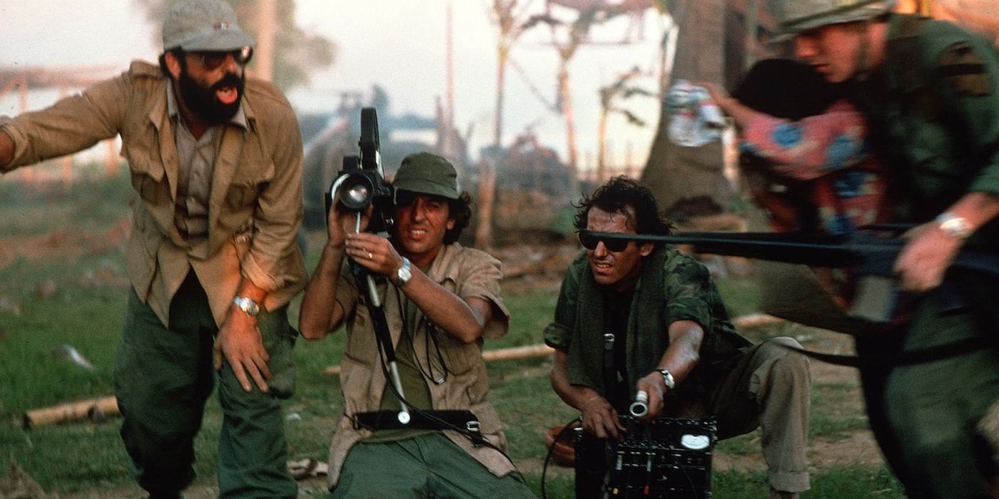 Francis Ford Coppola directing Apocalypse Now