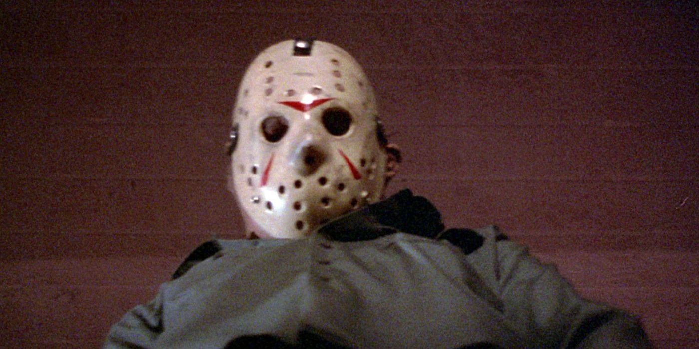 Jason looking down in Friday the 13th Part 3 
