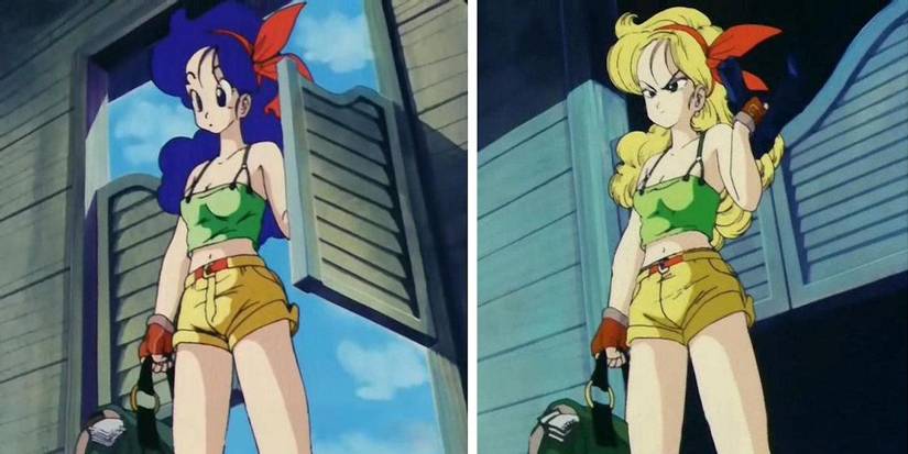 Peluncuran yang baik dan buruk, pacar Tien, dari Dragon Ball Z
