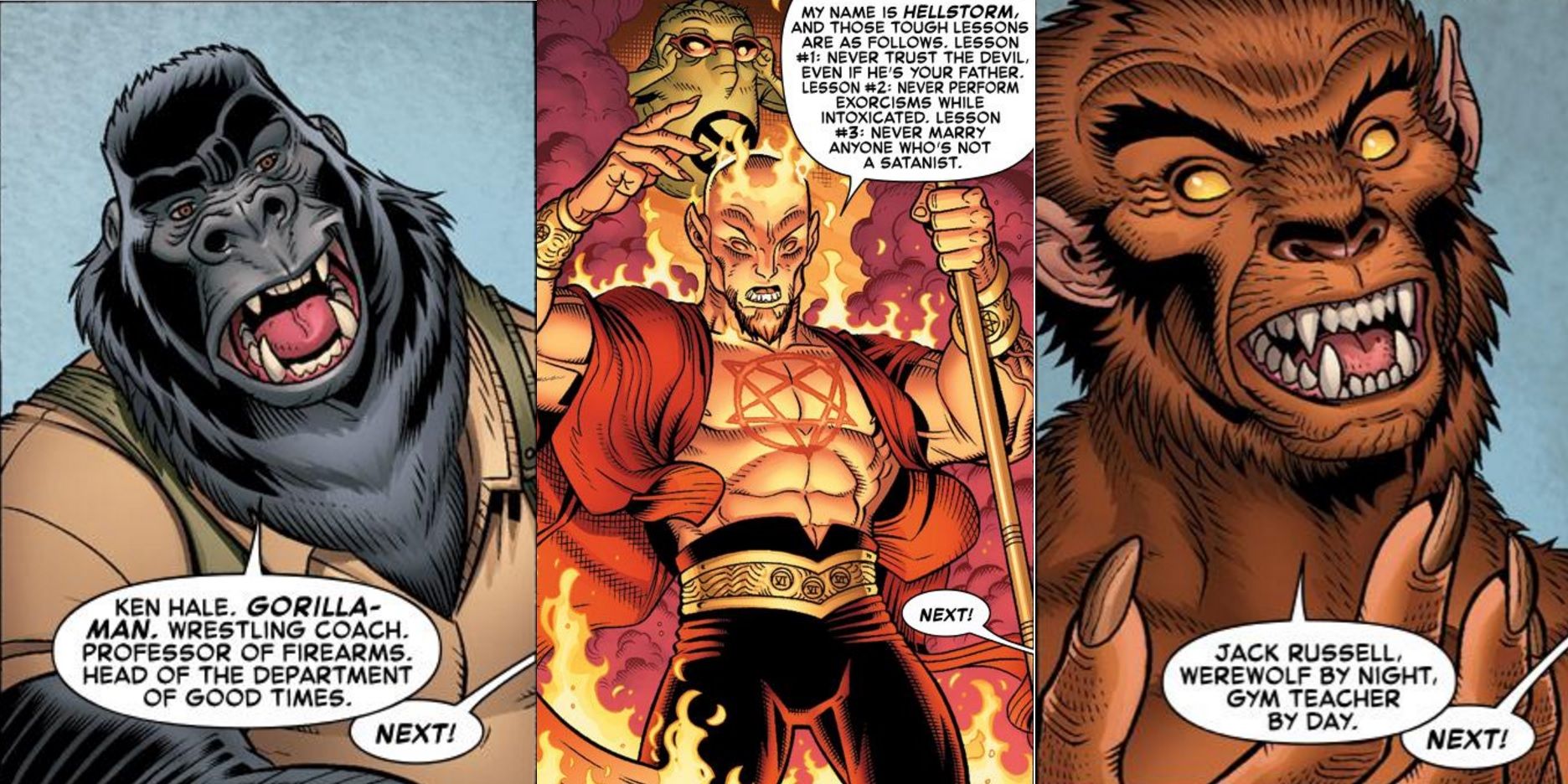Gorilla-Man Hellstorm and Werewolf By Night Apply to be X-Men