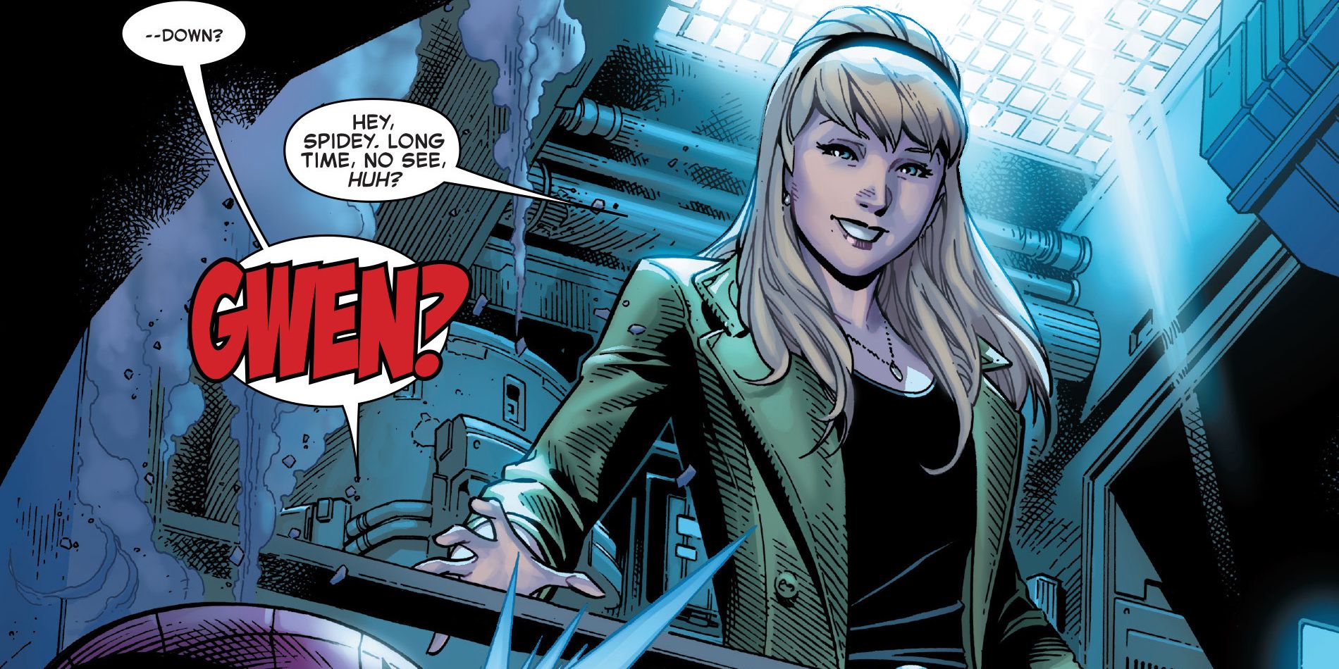 Gwen Stacy's clone shows up.