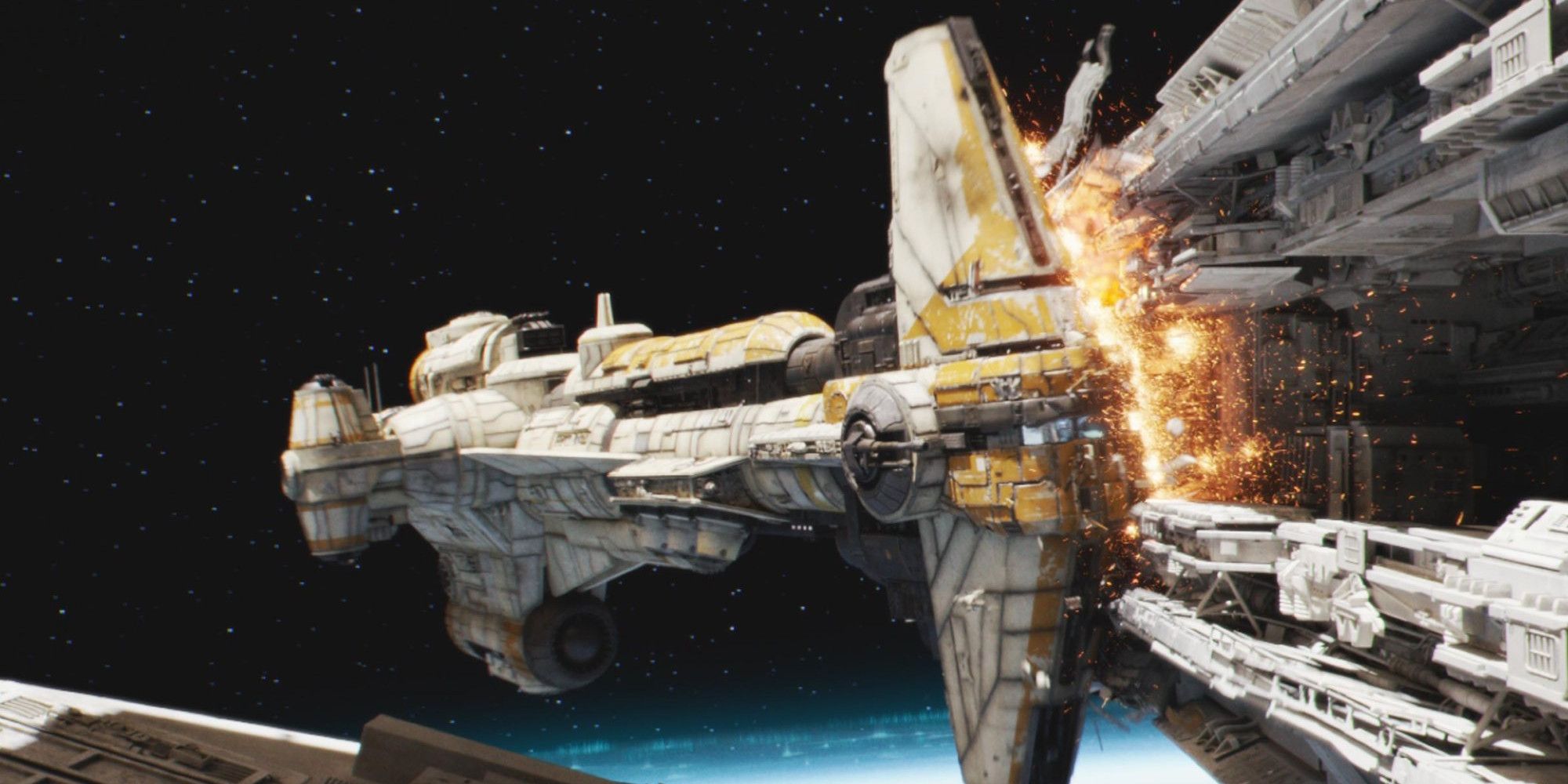 Star Wars: Hammerhead Lightmaker Rams a Star Destroyer in Rogue One