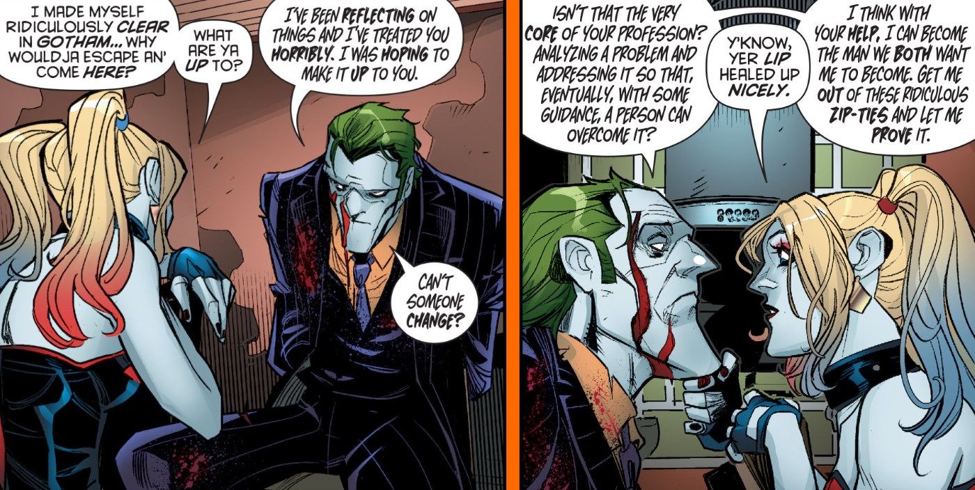 Harley Comic Joker Tied Up