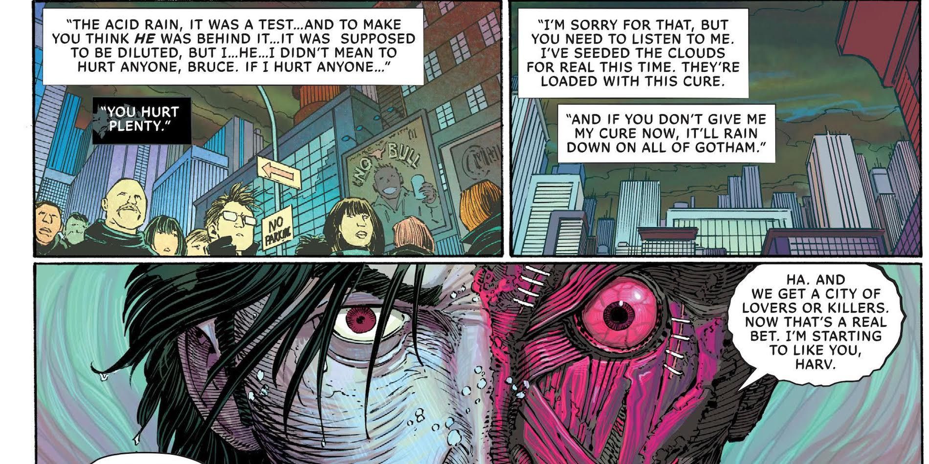 Harvey Dent and Two-Face in All Star Batman Rebirth