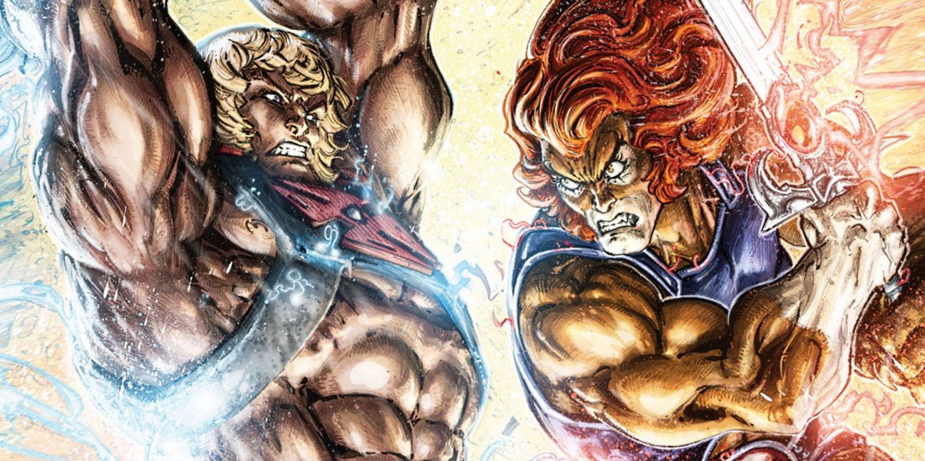 He-Man Lion-O ThunderCats Comic Fight