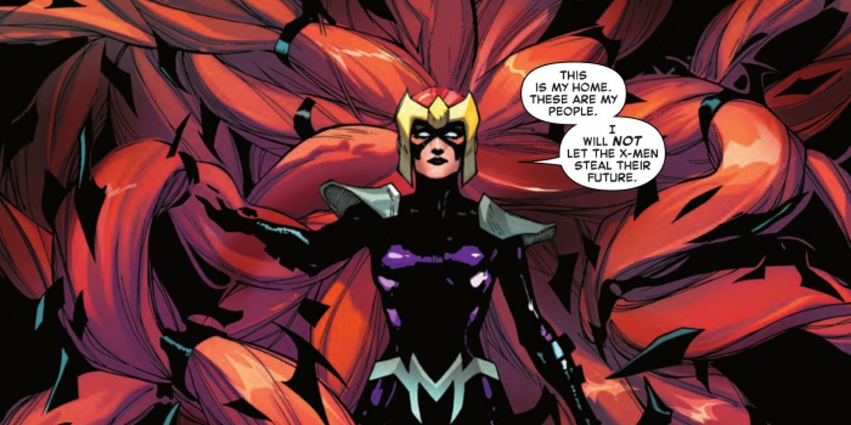 Medusa as depicted during the Inhumans vs X-Men saga