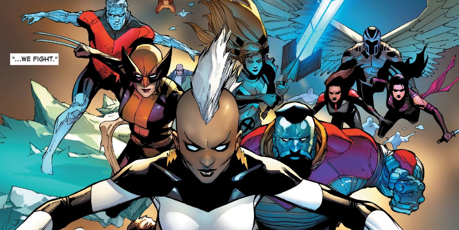 Inhumans vs X-Men Storm X-Men attack Marvel