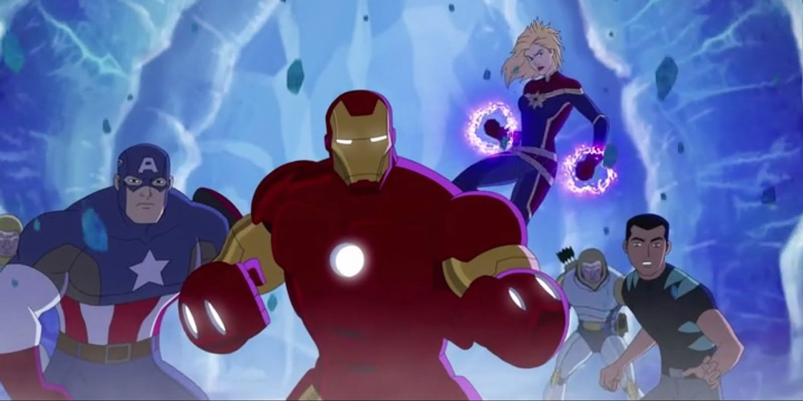 Iron Man Marvel Super Heroes Frost Fight