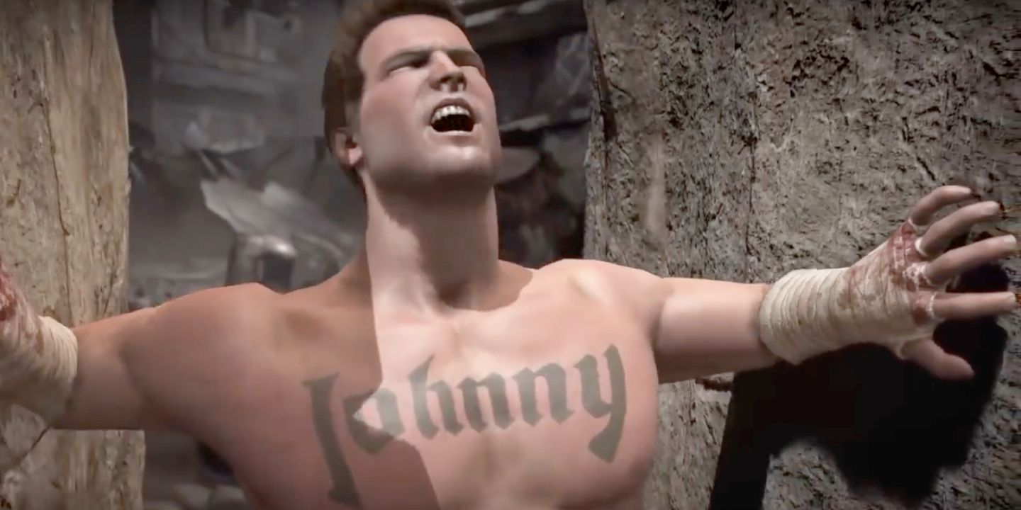 Johnny Cage Facing Death in Mortal Kombat