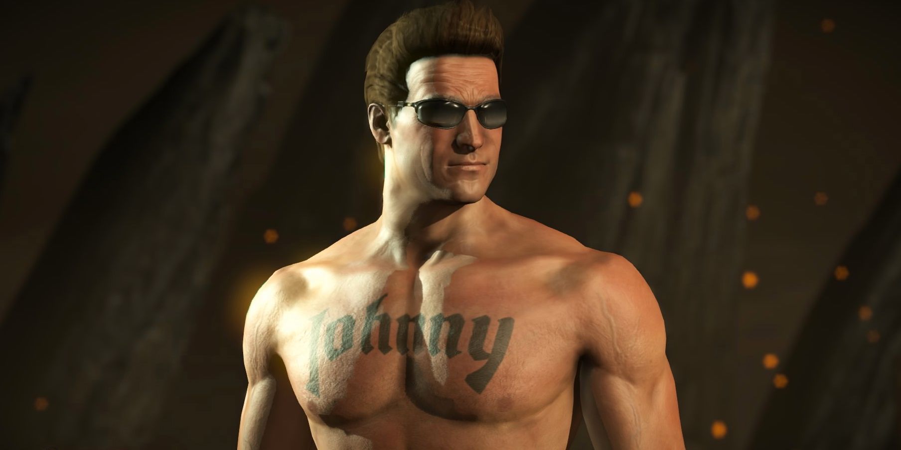 Johnny Cage Shirtless in Mortal Kombat X