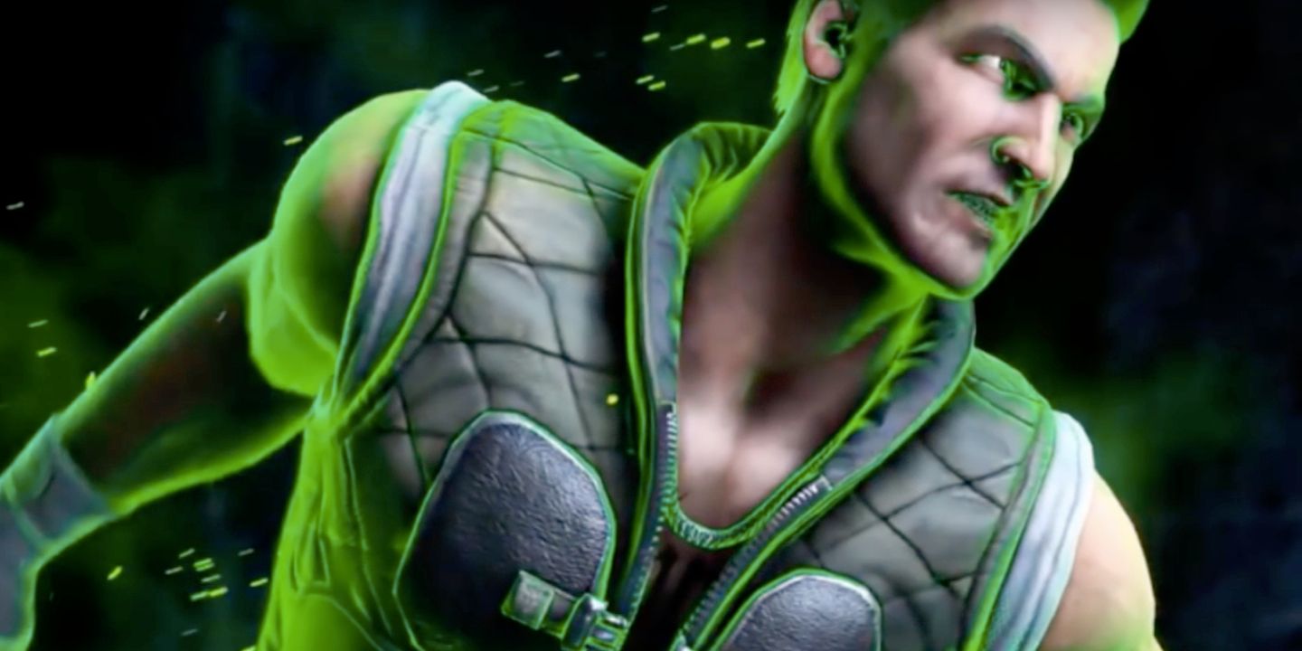 Johnny Cage com Green Halo em Mortal Kombat