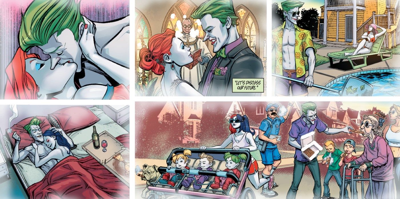 Joker Harley Comic Wedding Kids Family