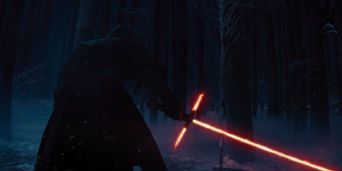 Kylo Ren in the Star Wars The Force Awakens Teaser