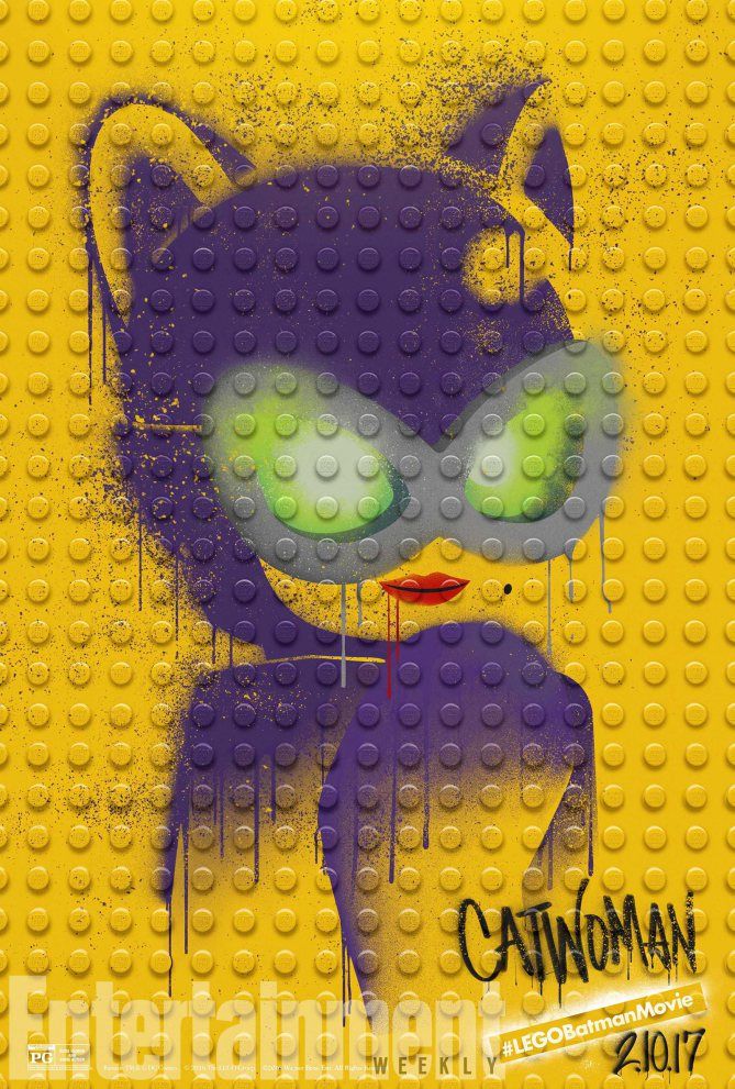 LEGO Batman Graffiti Poster Catwoman