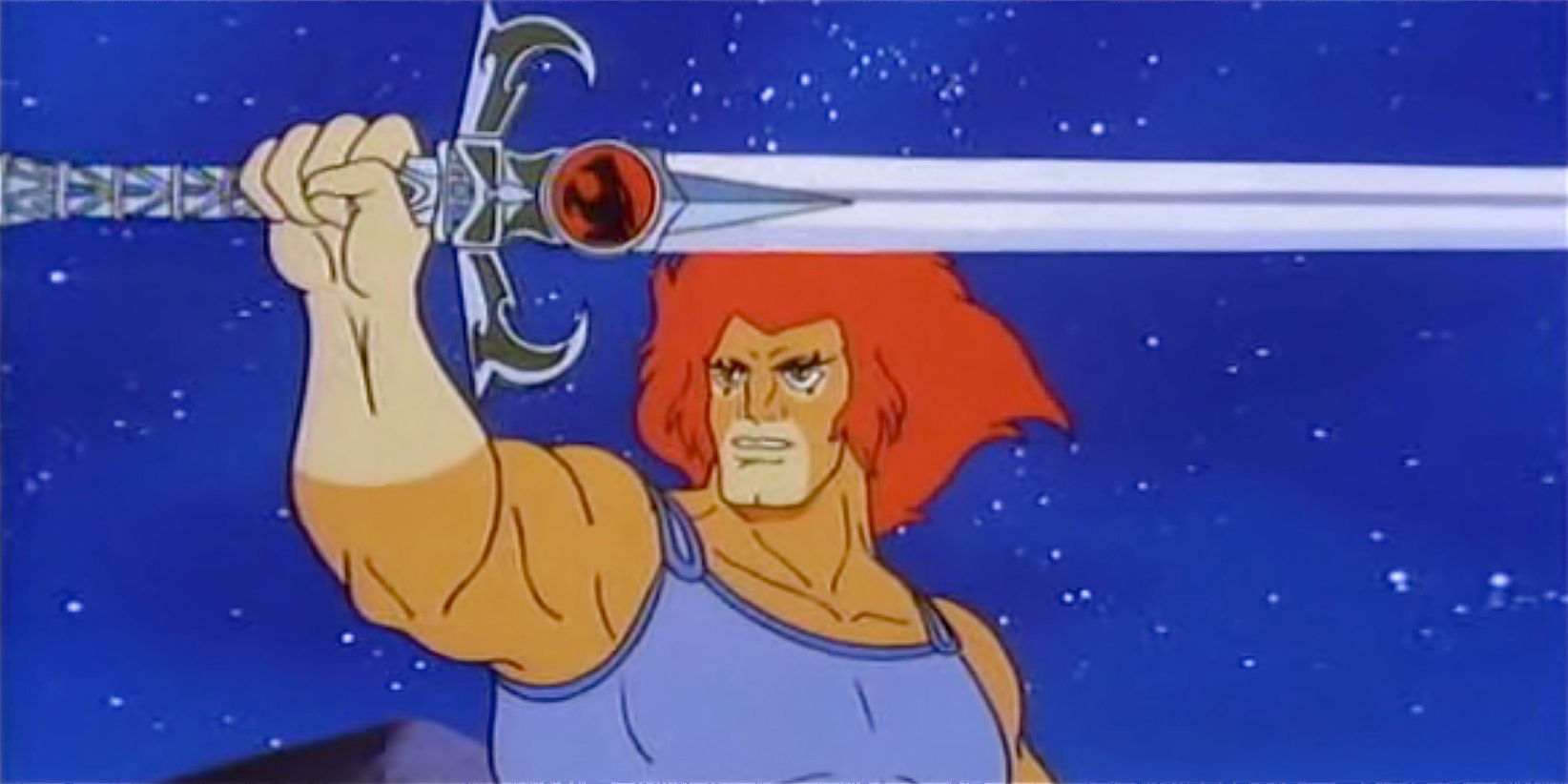 Lion-O with the Sword of Omens in ThunderCats