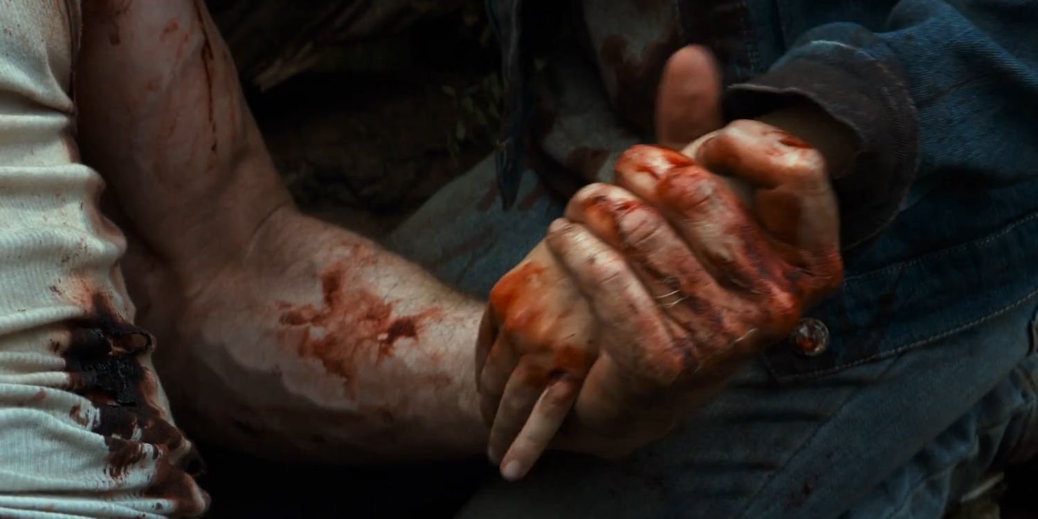 Logan Final Trailer - Holding hands
