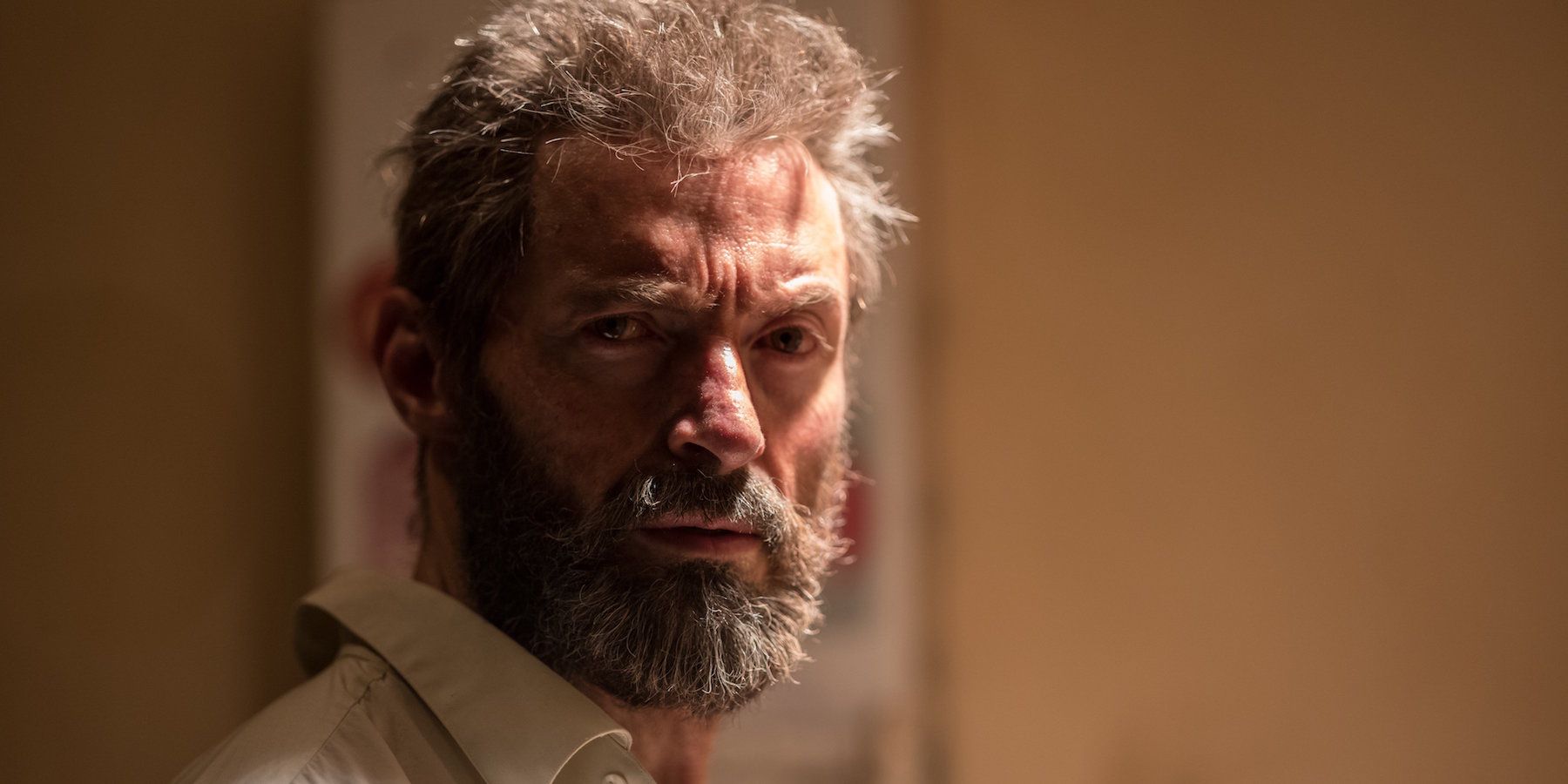 Hugh Jackman como um Wolverine mais velho em Logan