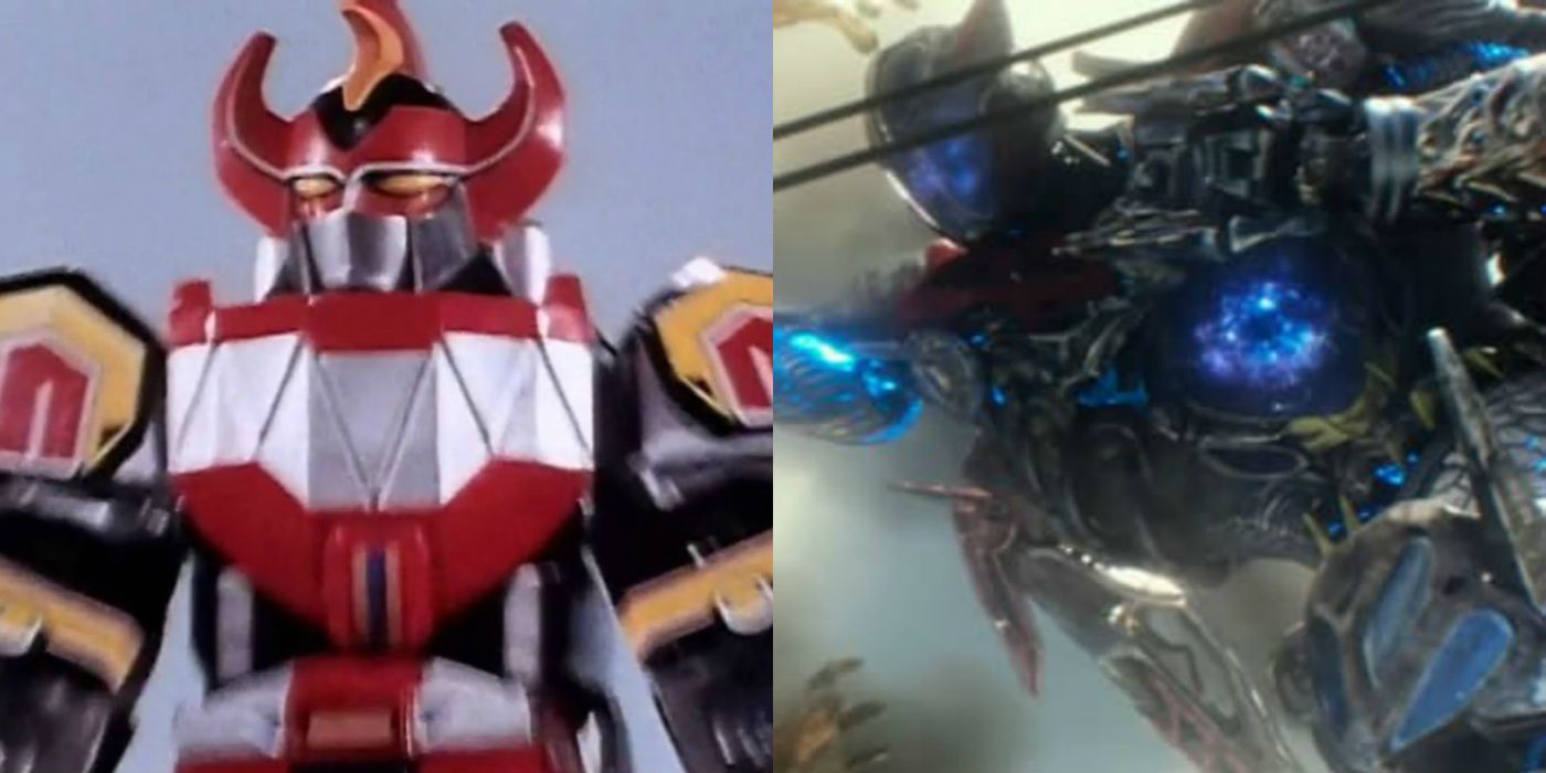 Megazord Power Rangers comparison
