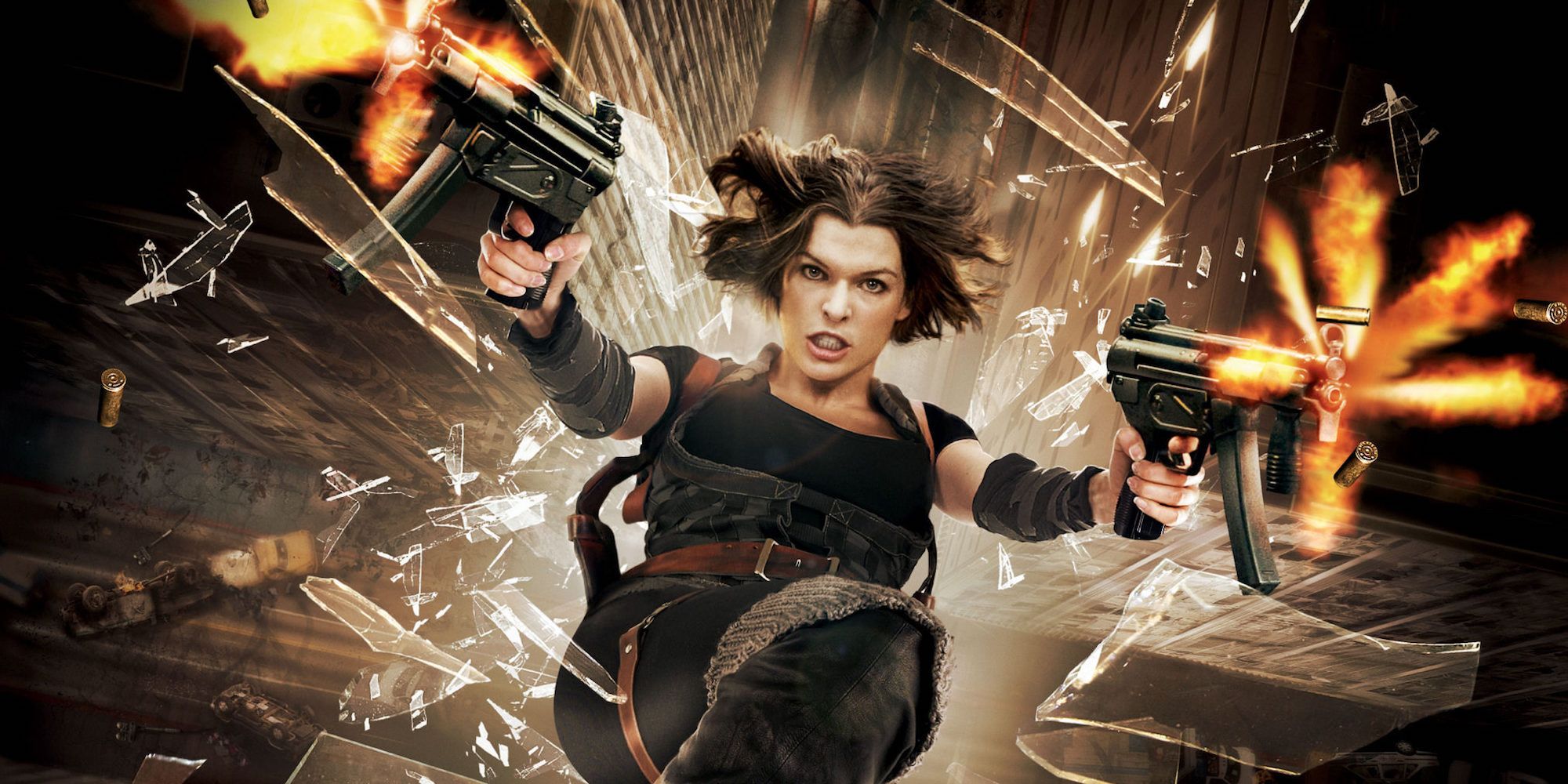 Milla Jovovich as Alice in Resident Evil Afterlife