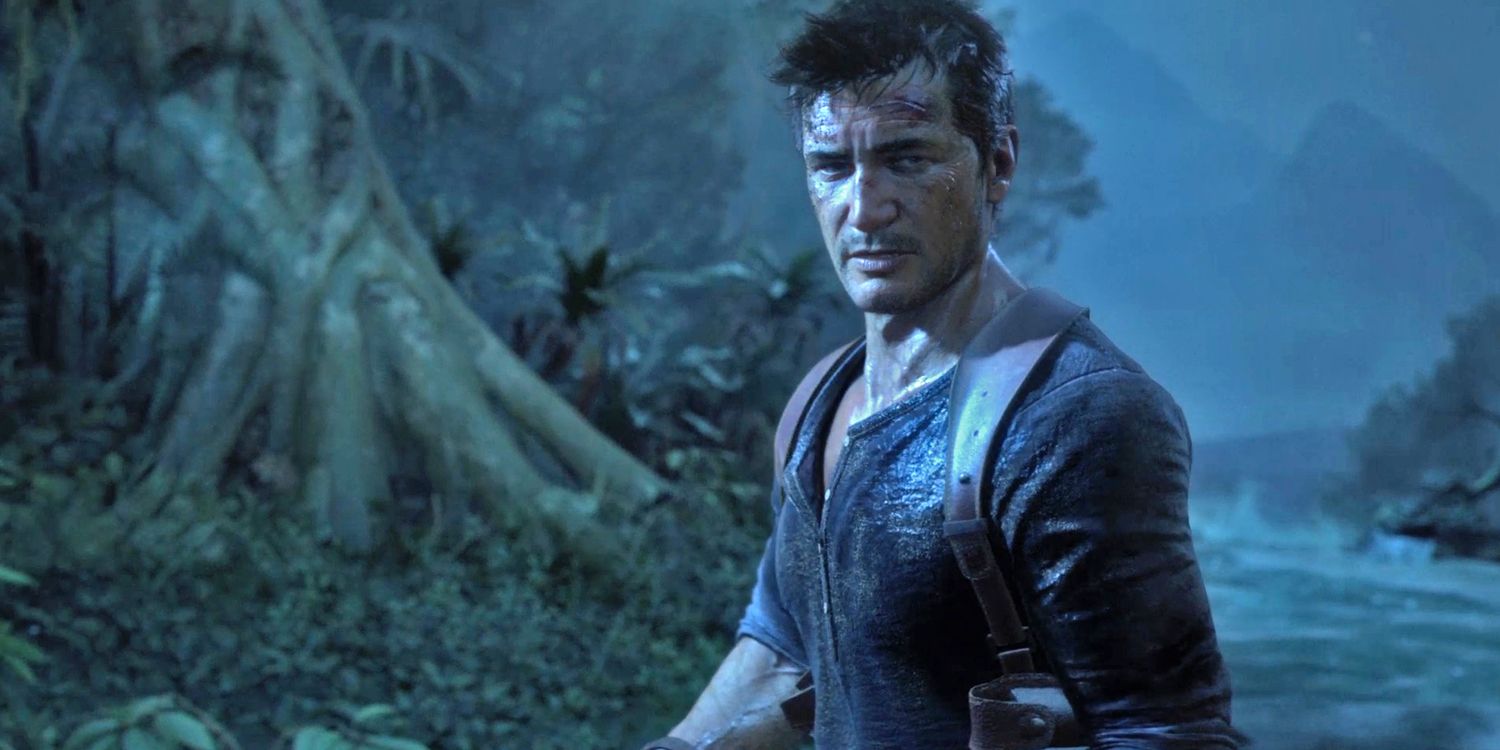 Nathan Drake in a jungle in Uncharted 4 Sony PlayStation 4