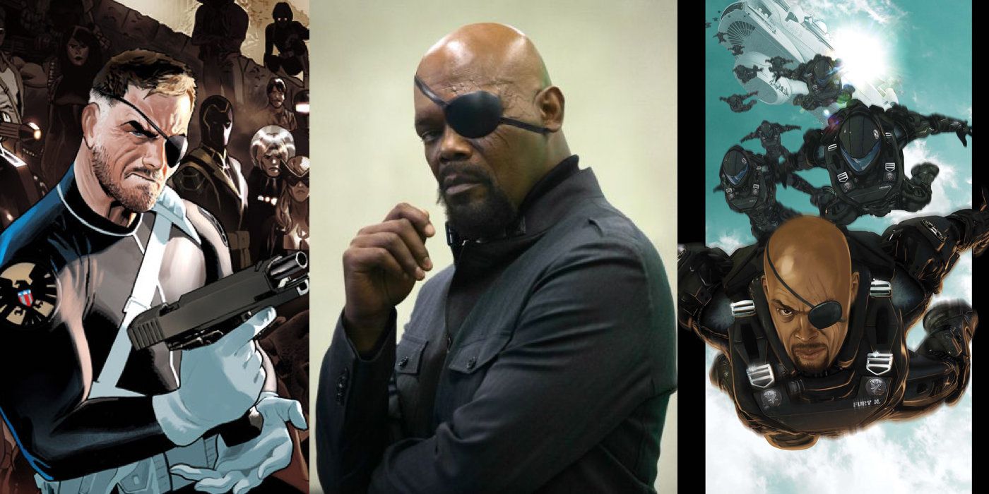 Nick Fury from the Marvel and Ultimate Comics and Played by Sam Jackson in the Movies