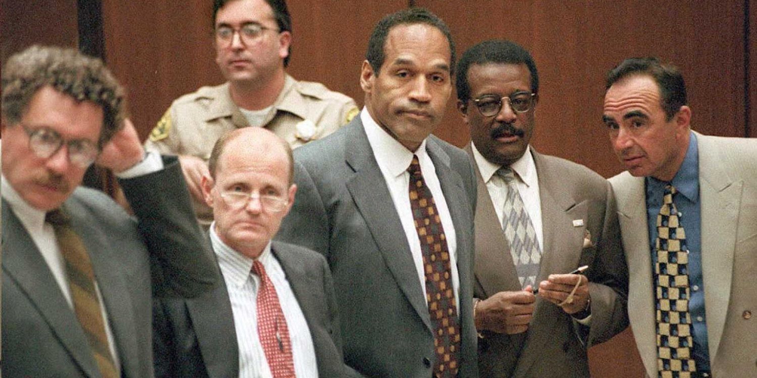 OJ Simpson stands in court from OJ: Made In America