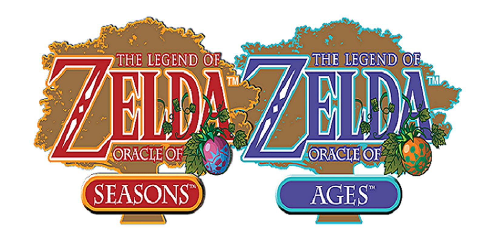 Oracle of Ages &amp; Seasons Title cards