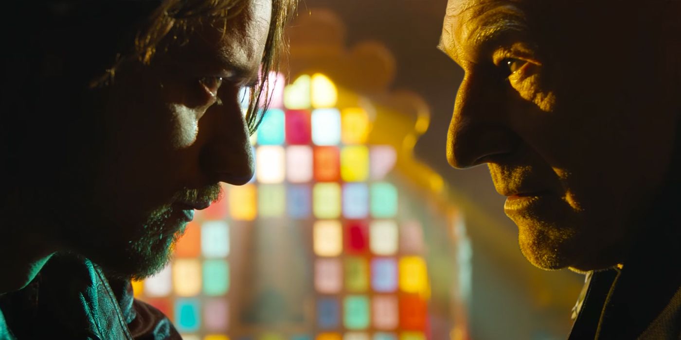 Patrick Stewart e James McAvoy como Charles Xavier em X-Men: Dias de um Futuro Esquecido