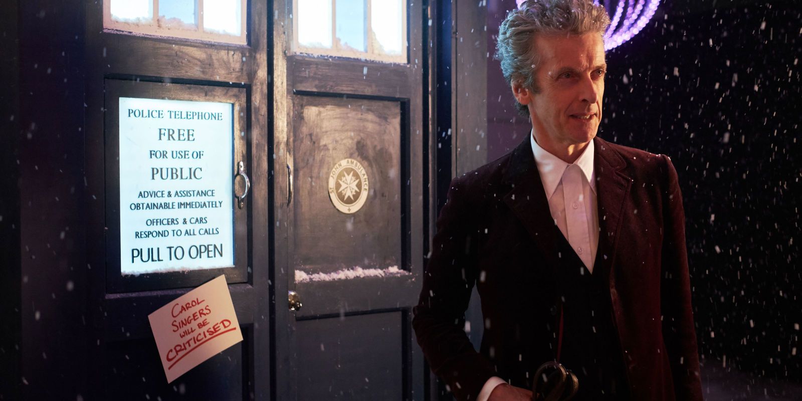 Peter Capaldi as The Twelfth Doctor in Doctor Who Christmas Special 2015