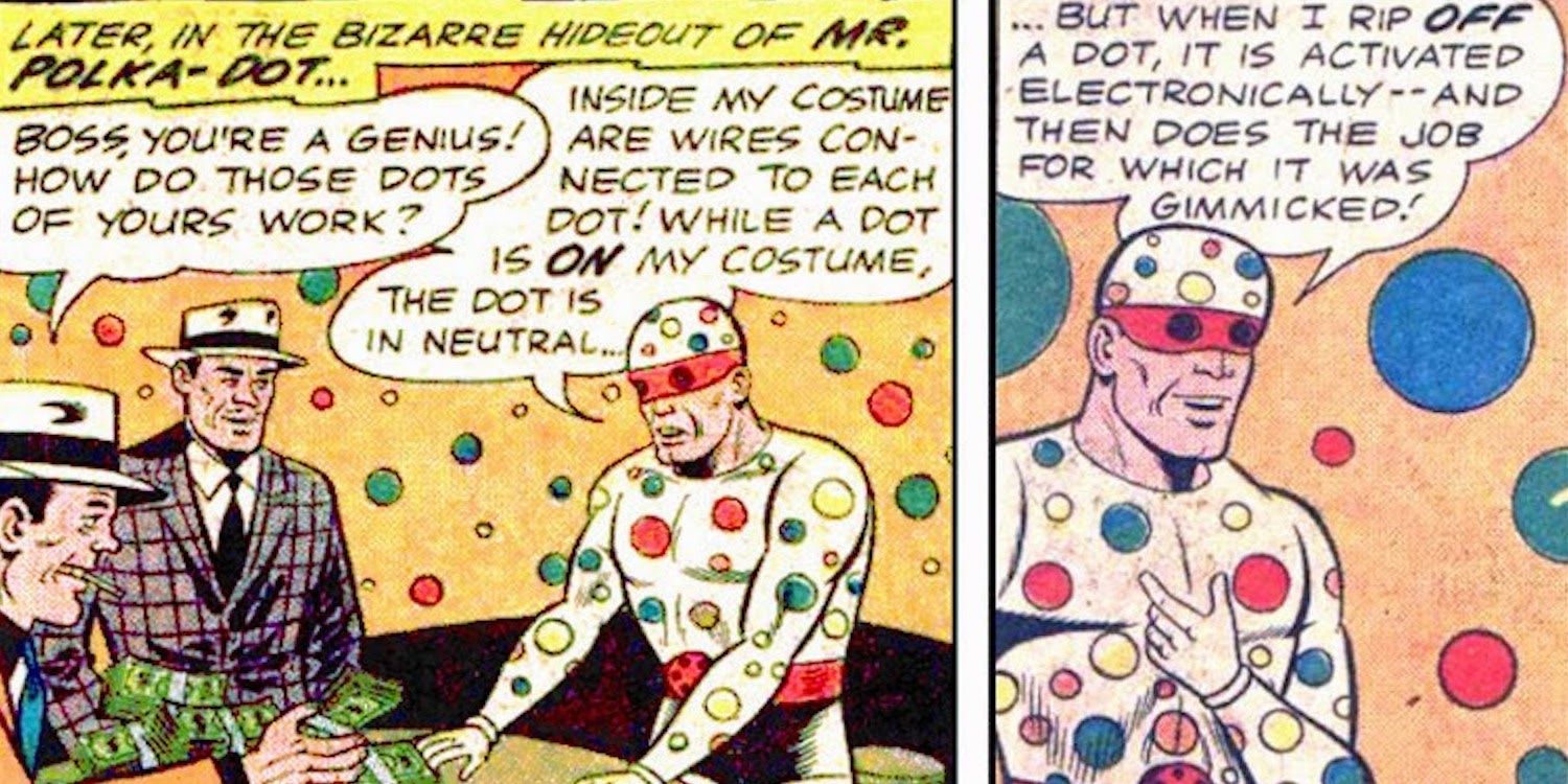 Polka-Dot Man Explanation Supervillains With Superhero Names