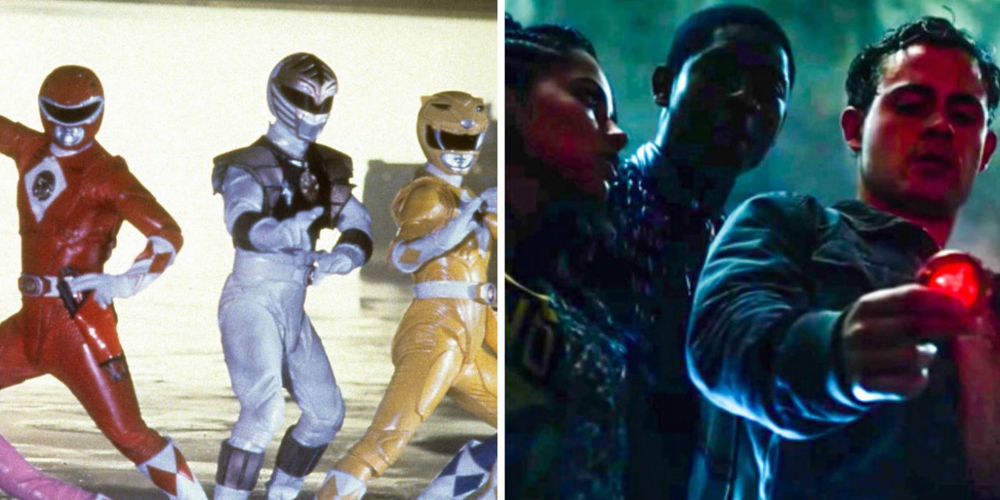 Power Rangers TV movie comparison