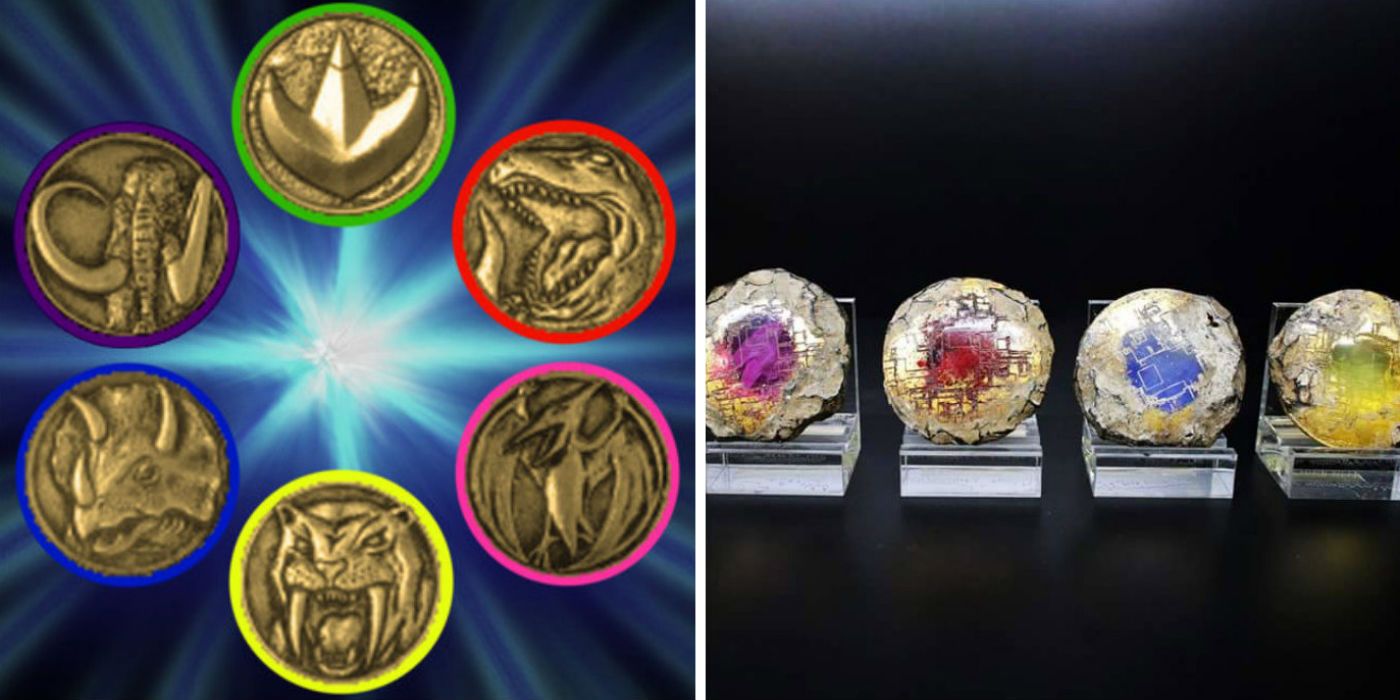 Power Rangers power coins comparison