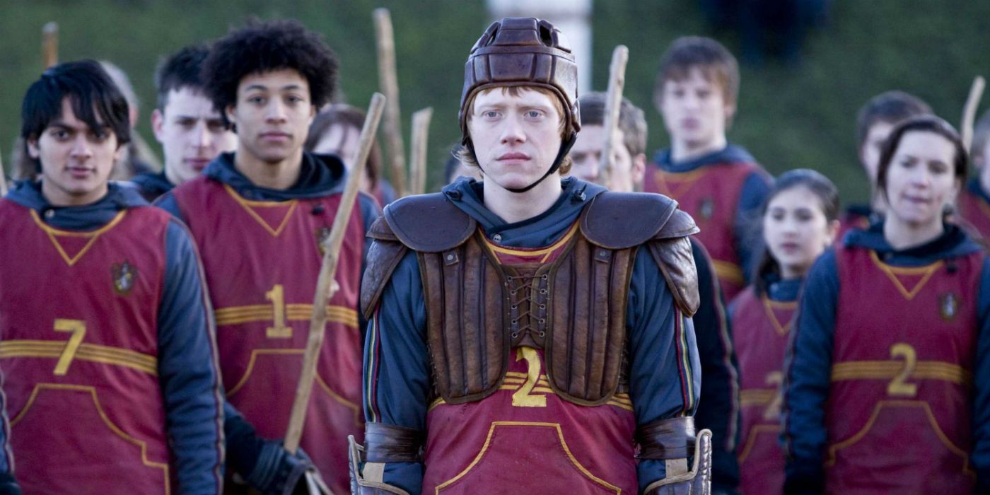 Rupert Grint as Ron Weasley at Quidditch Tryouts