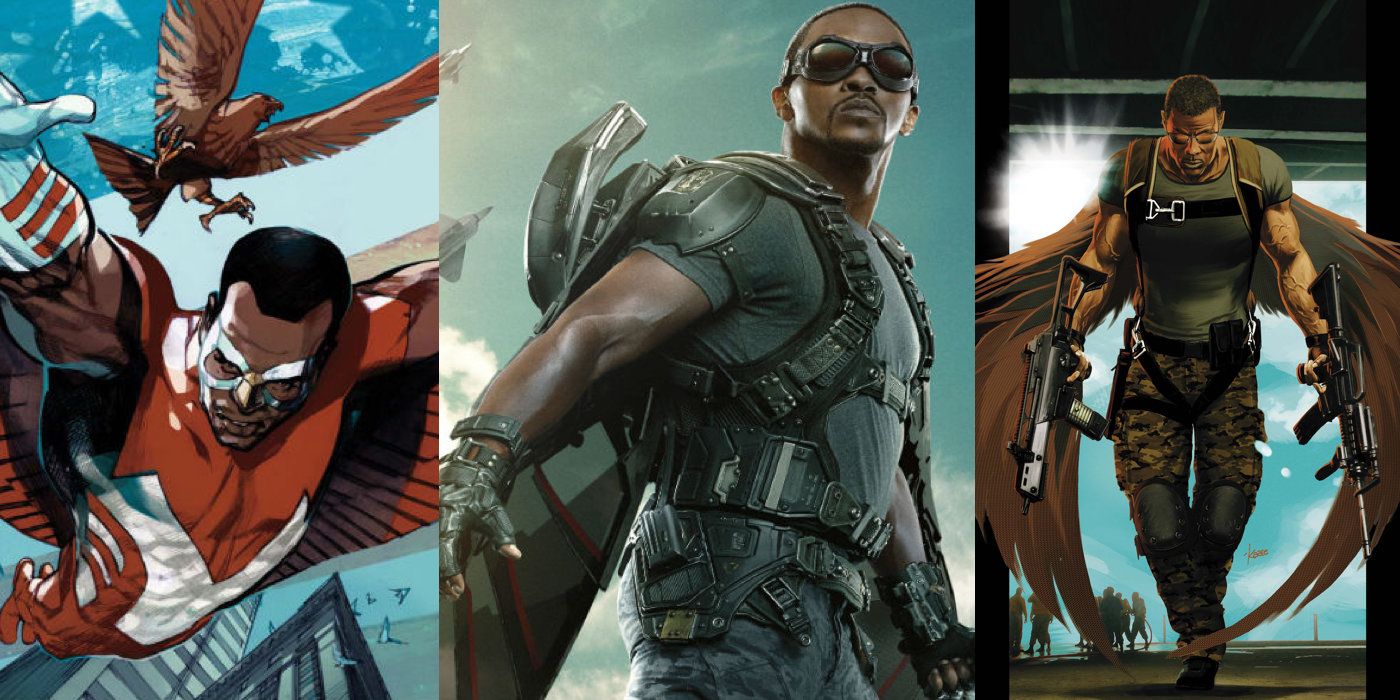 Sam Wilson aka Falcon in Marvel and Ultimate Comics and Captain America The Winter Soldier