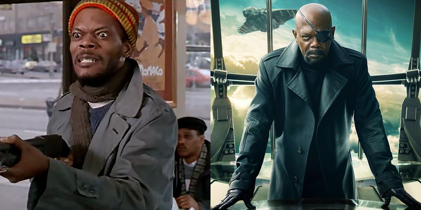 Samuel L Jackson Before and After Nick Fury