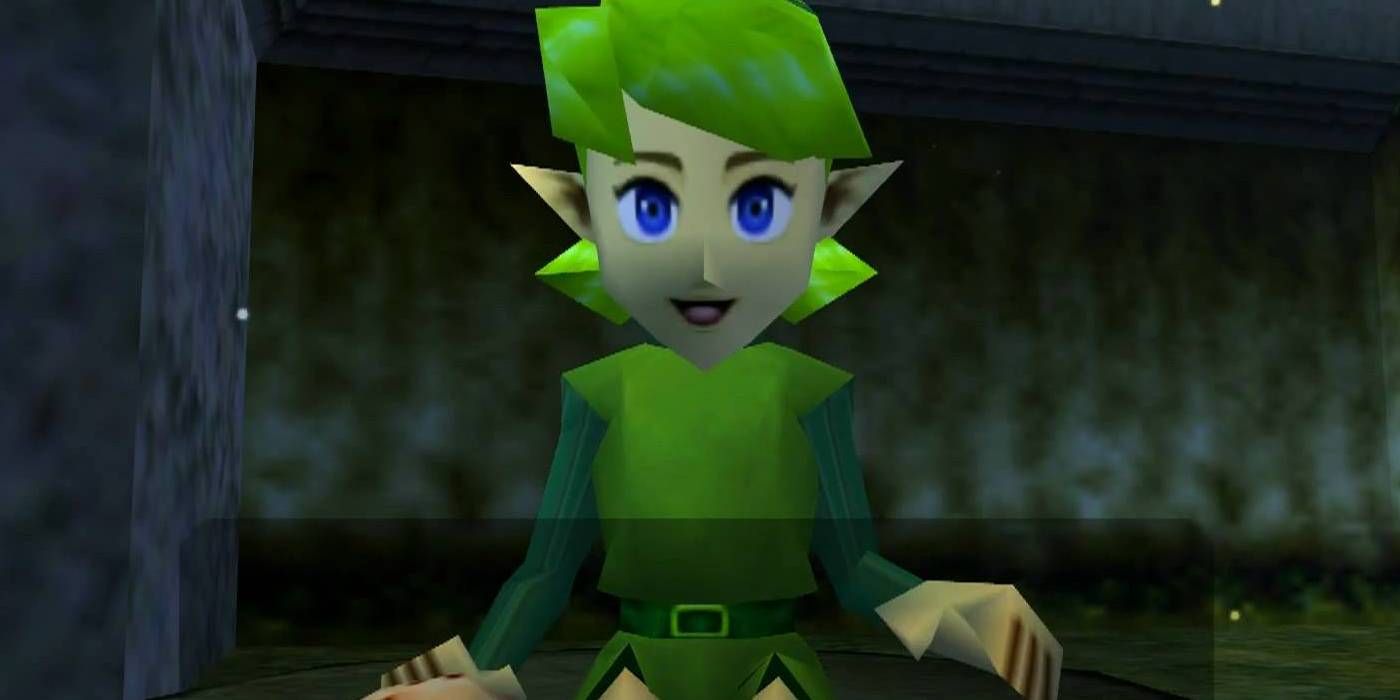 Saria em The Legend of Zelda: Ocarina of Time.